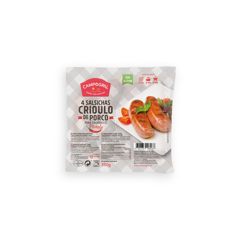 Campogrill Salsicha Churrasco Picante 4und - Campogrill - 350g Campogrill Salsicha Churrasco Picante 4und - Campogrill - 350g