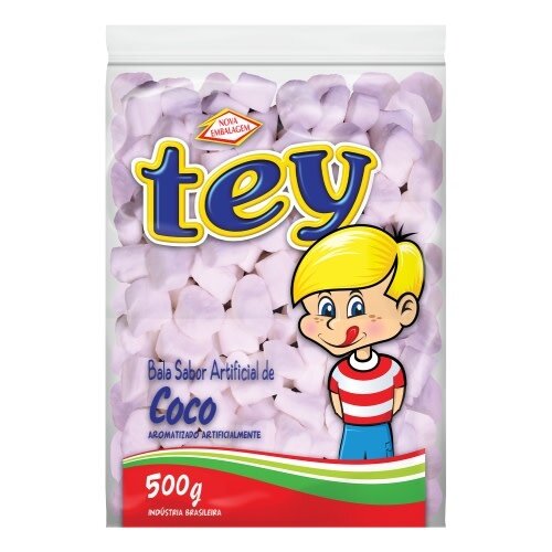 Tey Bala de Aniversário de Coco - Tey 500g