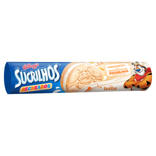 Sucrilhos Biscoito recheio Leite - Sucrilhos 110g Sucrilhos Biscoito recheio Leite - Sucrilhos 110g