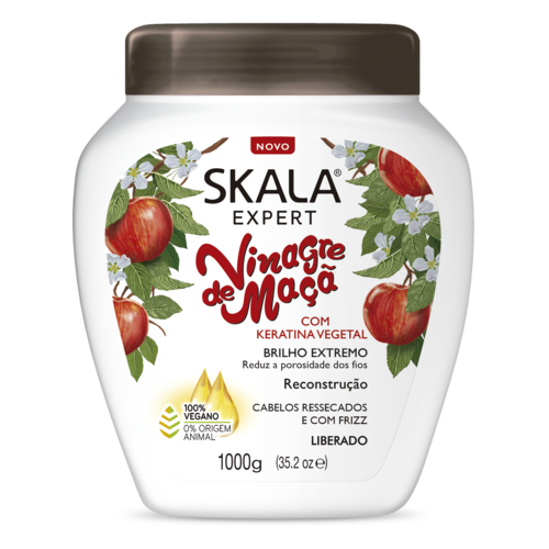 Skala Creme Tratamento Vinagre de Maça Skala 1kg Skala Creme Tratamento Vinagre de Maça Skala 1kg