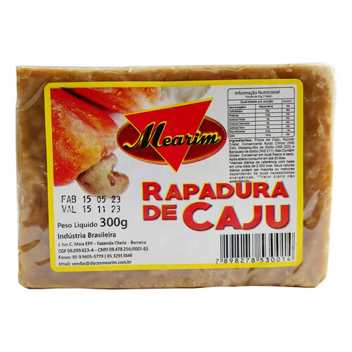 Mearim Rapadura de Caju - Mearim 300g Mearim Rapadura de Caju - Mearim 300g
