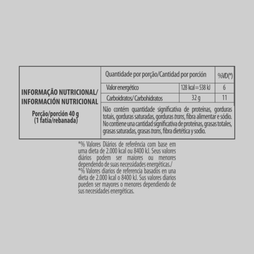 Predilecta Marrom Glacê lt Predilecta 600g