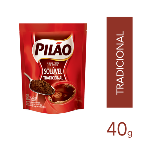 Pilao Café Soluvel Pilão Pouch - 40g