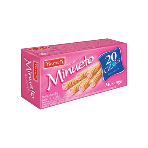 Parati Roladinho Wafer Morango - Parati - 40g