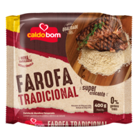 Roasted and Seasoned Manioc Flour Caldo Bom 400g