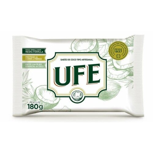 Ufe Sabao em Barra Coco Ufe 180g