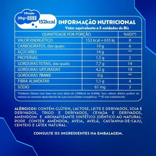 Lacta Chocolate Wafer Bis Lacta Tradicional 100,8g
