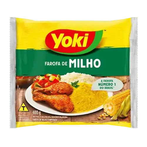 Yoki Farofa Pronta de Milho Yoki 400g Yoki Farofa Pronta de Milho Yoki 400g