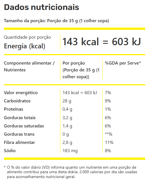 Farofa de Mandioca Yoki