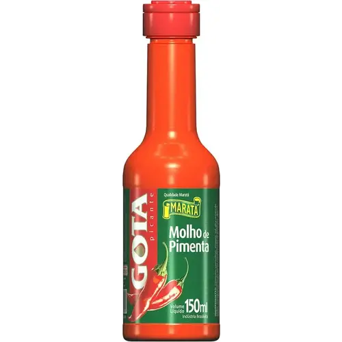 Marata Molho de Pimenta Vermelha Gota 150ml Marata Molho de Pimenta Vermelha Gota 150ml