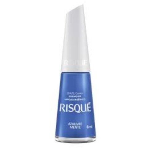 Risque Esmalte Risque Azulivre Mente - 8ml Risque Esmalte Risque Azulivre Mente - 8ml