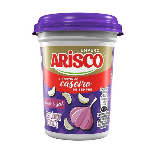 Arisco Tempero Alho e Sal Arisco pt 300g Arisco Tempero Alho e Sal Arisco pt 300g