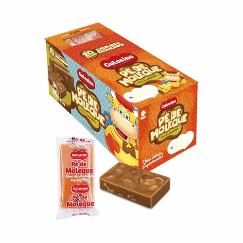 Gulosina Pé de Moleque Gulosina 55g Gulosina Pé de Moleque Gulosina 55g