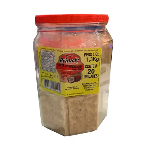 Primoly Cocada Leite Condensado 55g und - Primoly Primoly Cocada Leite Condensado 55g und - Primoly
