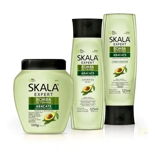 Skala Creme de Tratamento Bomba de Vitaminas Abacate - Skala 1kg