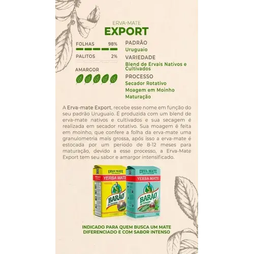 Barao Barao Export Yerba Mate 1kg