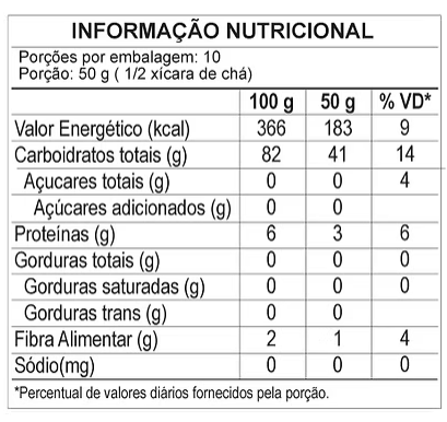 farinha de milho amarela