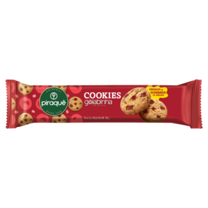 Piraque Biscoito Cookies Goiabinha Piraque 80g Piraque Biscoito Cookies Goiabinha Piraque 80g