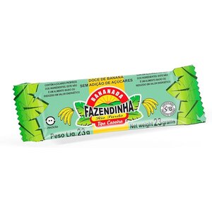 Fazendinha Bananinha Sem Açucar Fazendinha 23g Fazendinha Bananinha Sem Açucar Fazendinha 23g