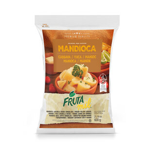 Frutamil Frozen Pre-Cooked Cassava (Mandioca) 600g - Frutamil Frutamil Frozen Pre-Cooked Cassava (Mandioca) 600g - Frutamil