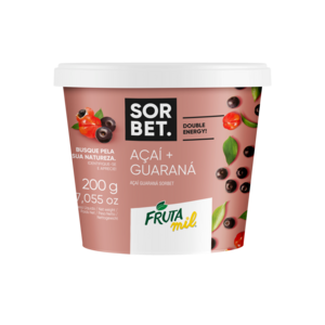Frutamil Sorbet de Açaí com Guaraná 200g - Frutamil