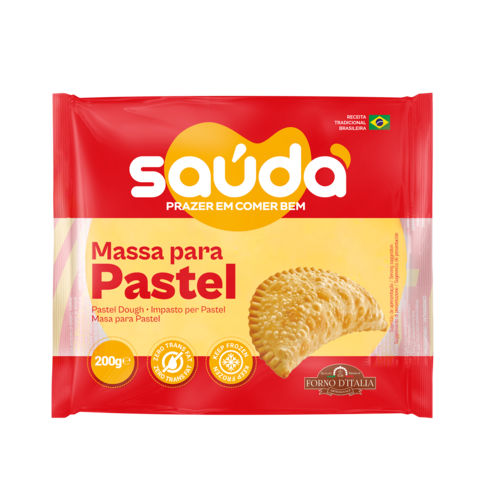 Sauda Massa para Pastel Saúda 200g (12 discos)