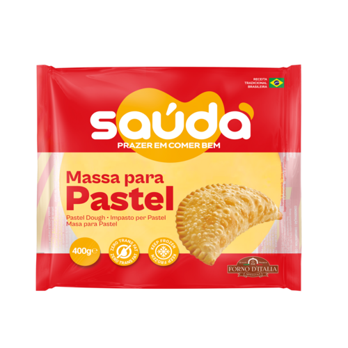 Sauda Massa para Pastel Saúda 400g (12 discos)