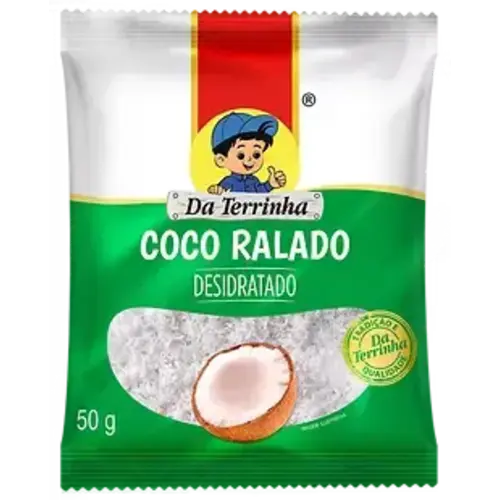 Da Terrinha Coco Ralado Desidratado 50g Da Terrinha