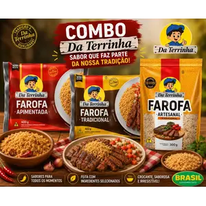 Da Terrinha Brazilian Farofa Trio Da Terrinha