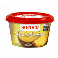 Cocada Cremosa com Abacaxi Sococo 335g