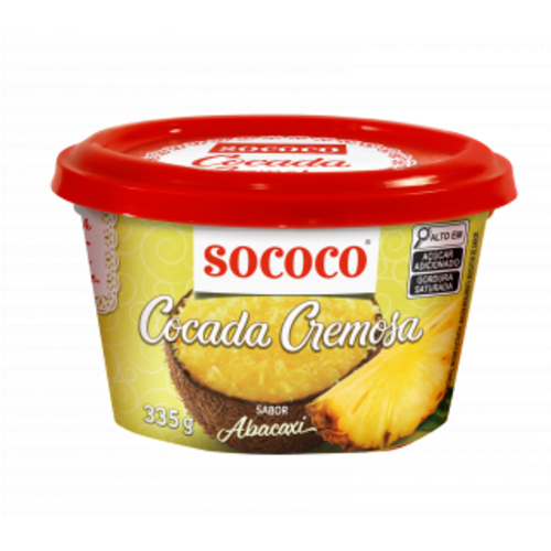 Sococo Cocada Cremosa com Abacaxi Sococo 335g Sococo Cocada Cremosa com Abacaxi Sococo 335g