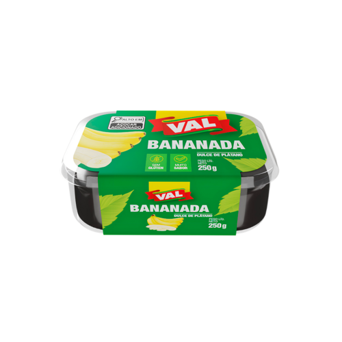 ValAlimentos Bananada Pote Gourmet 250g - Val ValAlimentos Bananada Pote Gourmet 250g - Val