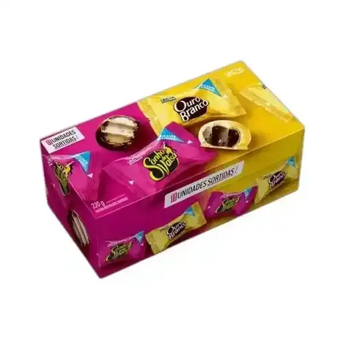 Lacta Lacta Sonho de Valsa & Ouro Branco 220g – Assorted Brazilian Chocolate Bonbons