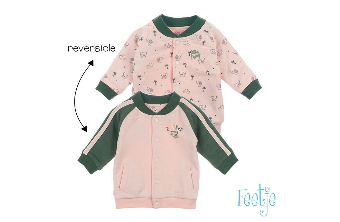Vest Omkeerbaar Roze - Wild Thing