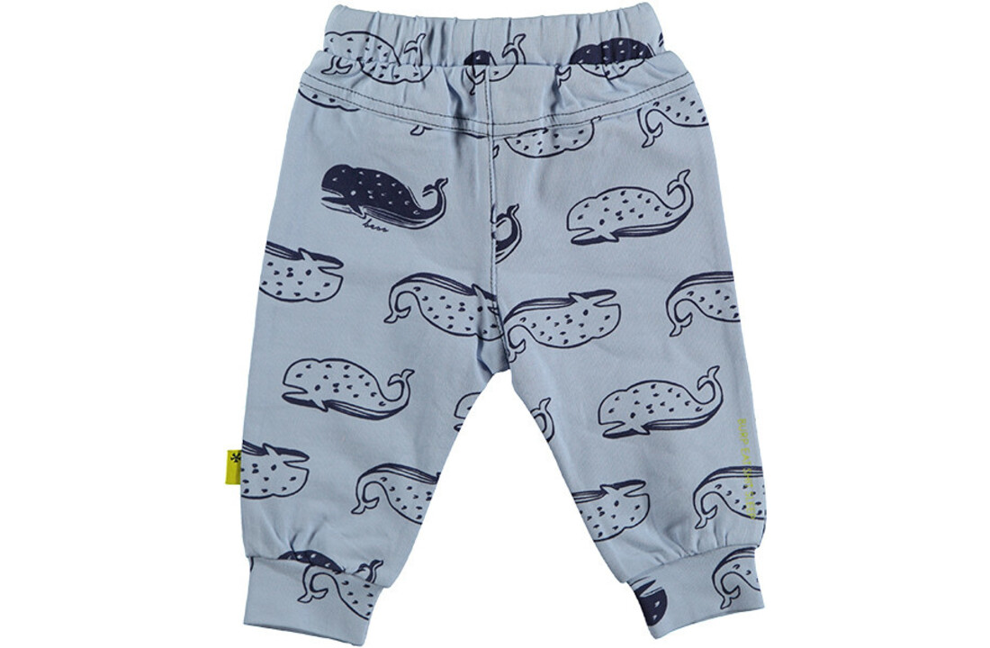 Pants AOP whales Lightblue