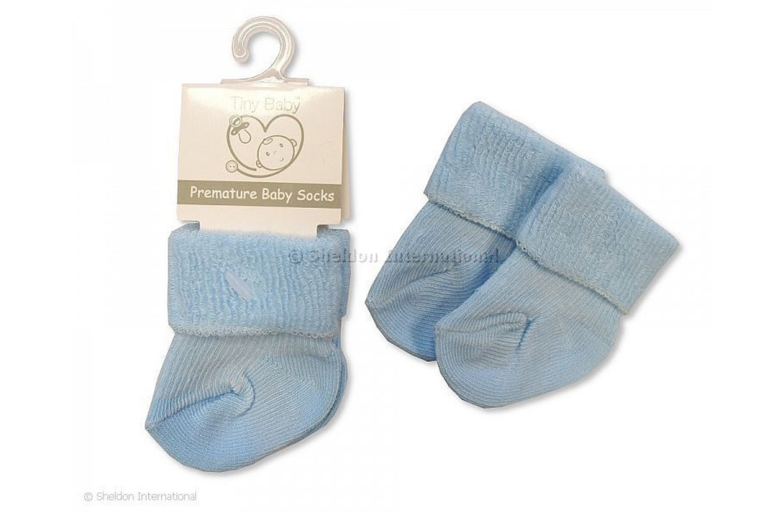 Prematuur sokjes blauw