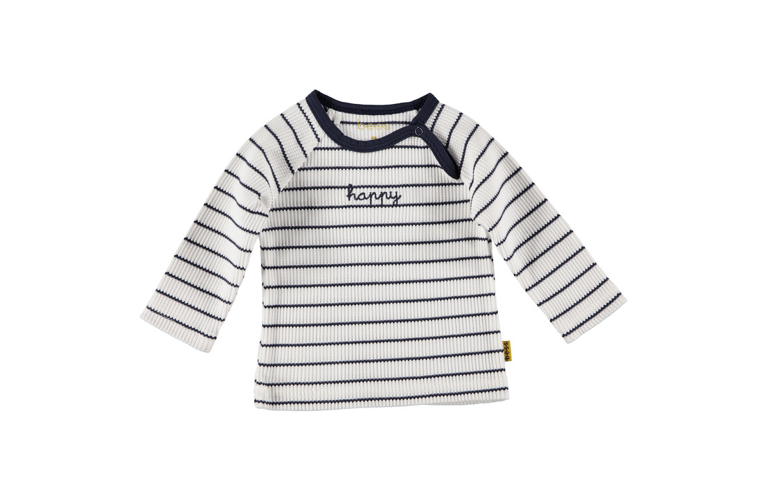 Shirt striped happy