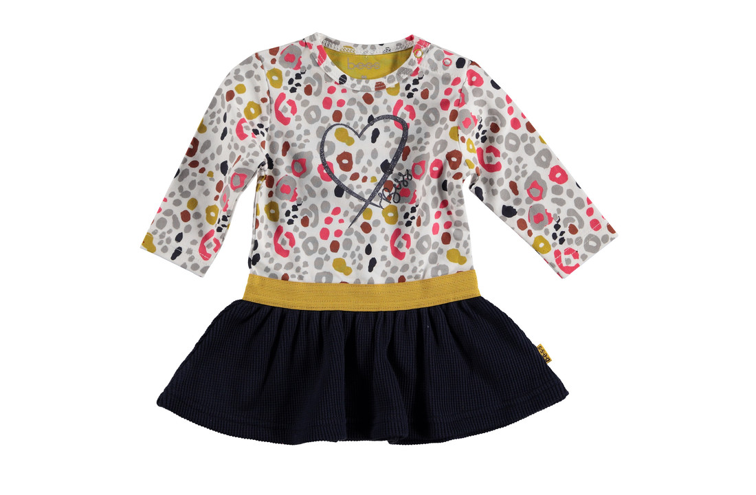 Dress aop heart