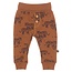 Feetje-baby Broek AOP Bruin - Smile & Roar