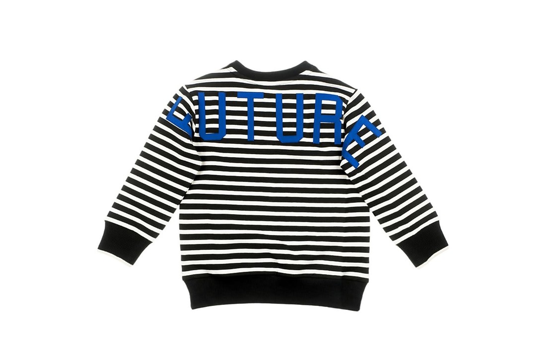 Sweater streep Zwart - Spacelab
