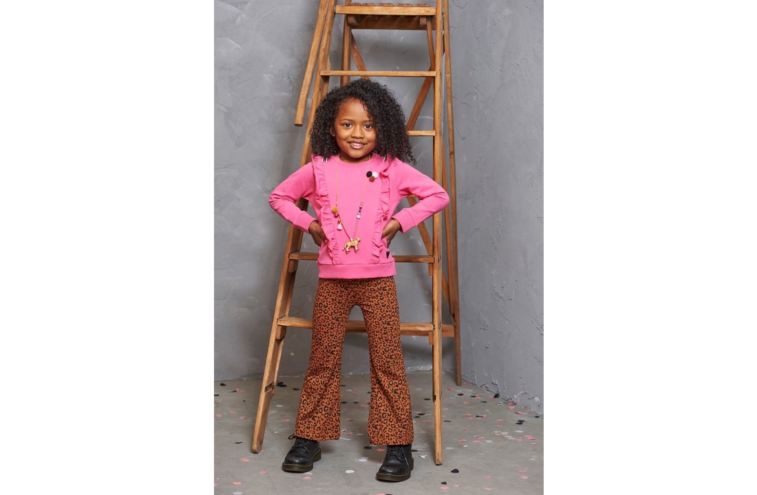 Flared Broek Bruin - Animal Attitude