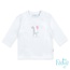 Feetje-baby Longsleeve Wit - Giraffe