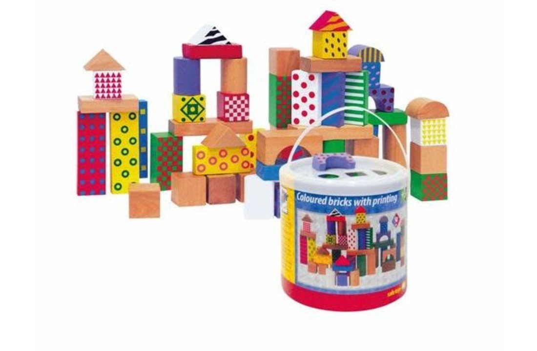 WOODY 50 HOUTEN BLOKKEN STIP/STREEP