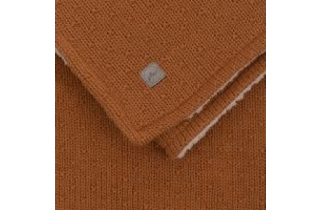 Wieg Deken Bliss Knit Teddy gevoerd 75x100cm 3 kleuren