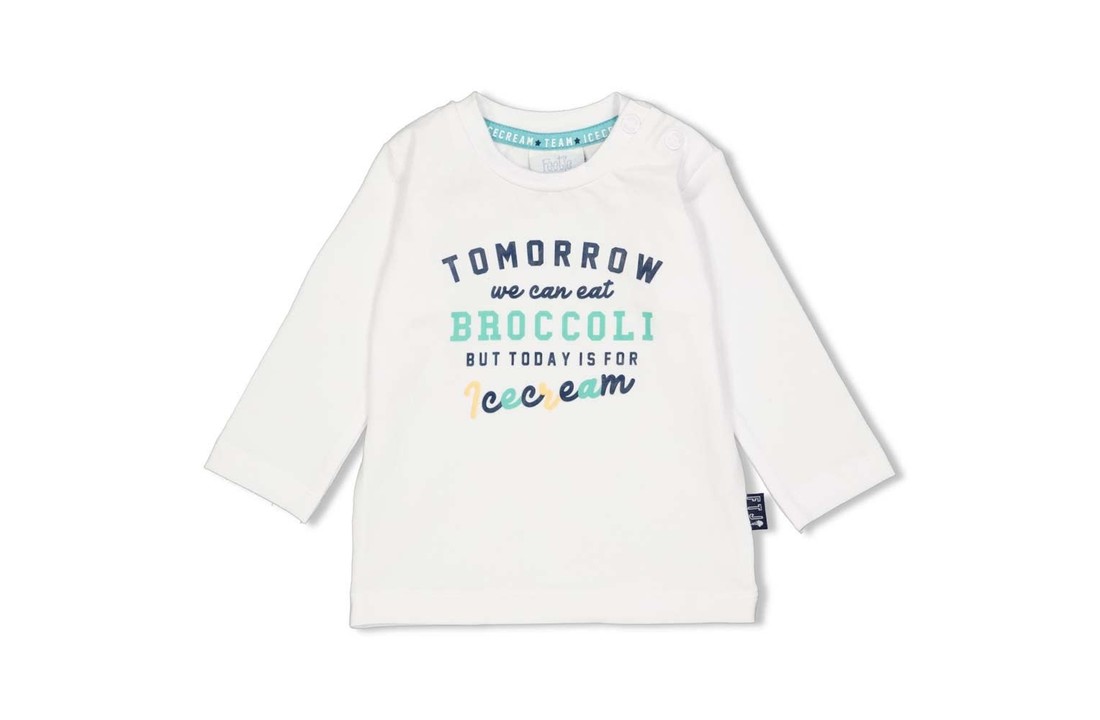 Longsleeve Tomorrow - Team Icecream - Wit