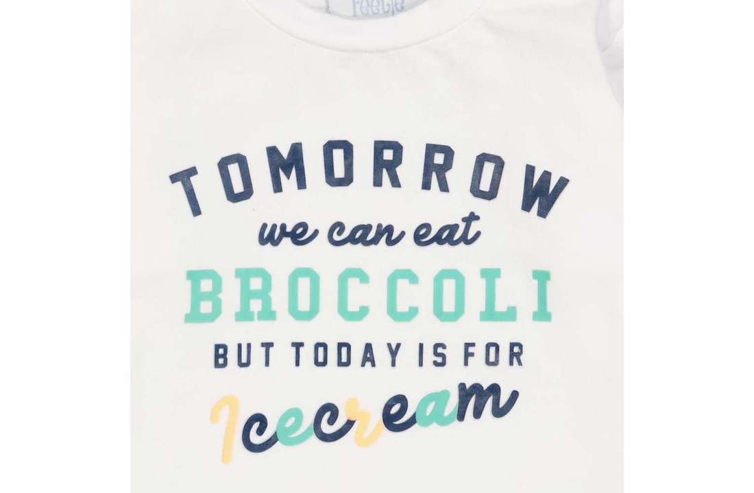Longsleeve Tomorrow - Team Icecream - Wit