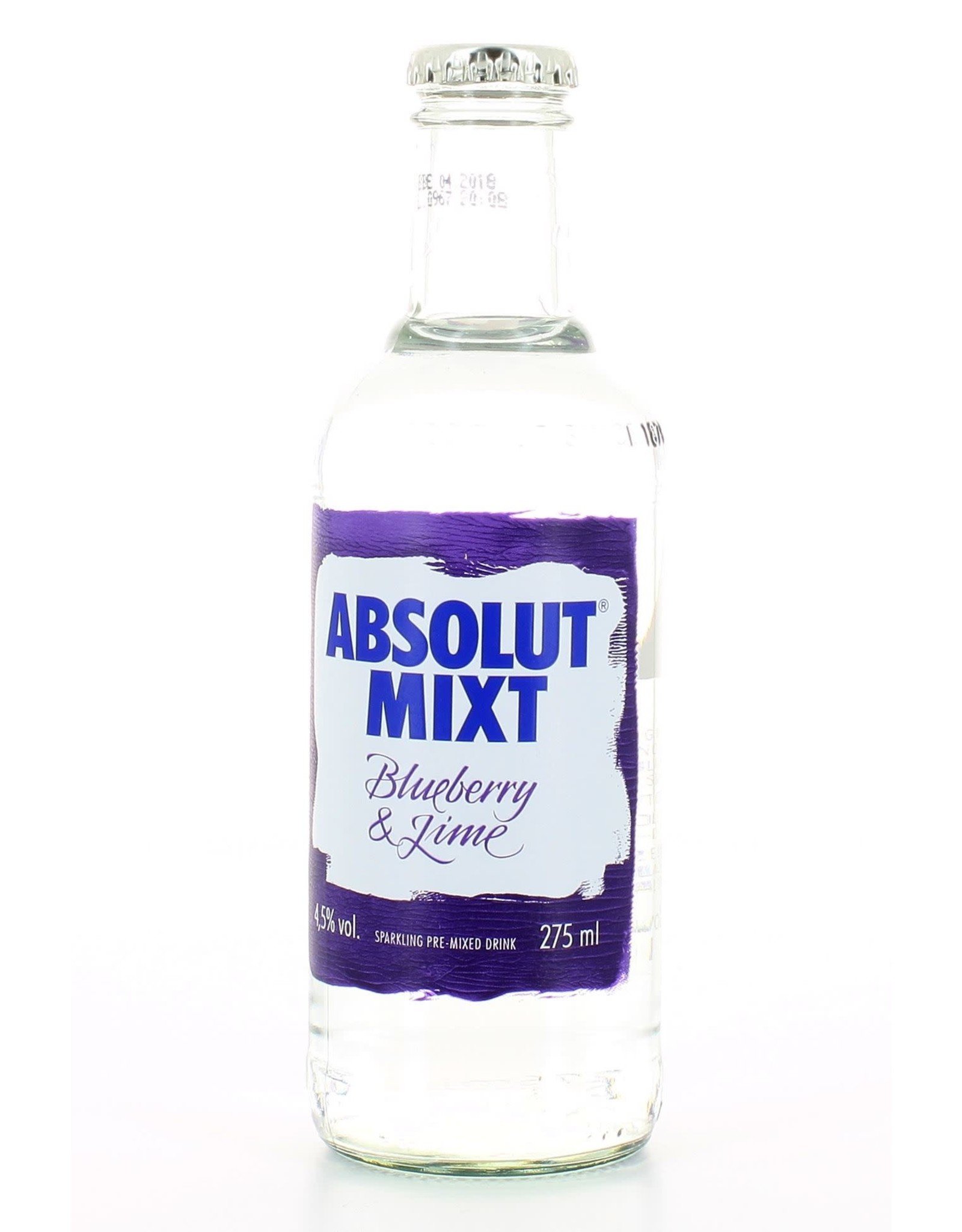 Absolut Absolut Mixt Blueberry & Lime (12x275ml)