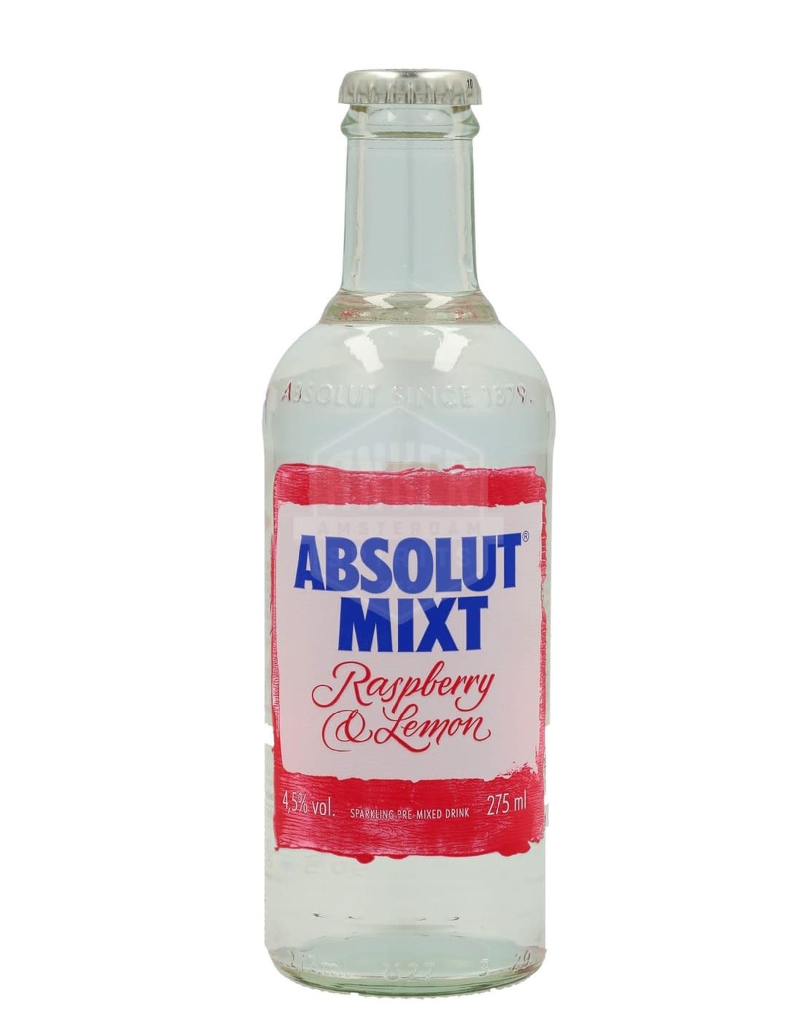 Absolut Absolut Mixt Raspberry & Lemon (12x275ml)