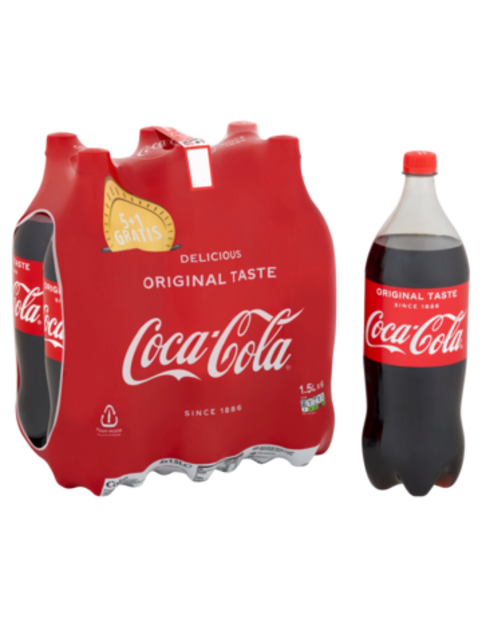 Coca cola int. fles 1.5 L 9x PROMO