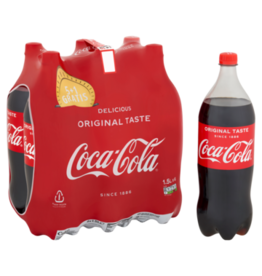 Coca cola int. fles 1.5 L 9x PROMO